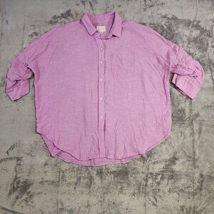 American Eagle Women's Go Big Oversized Button up - Size S